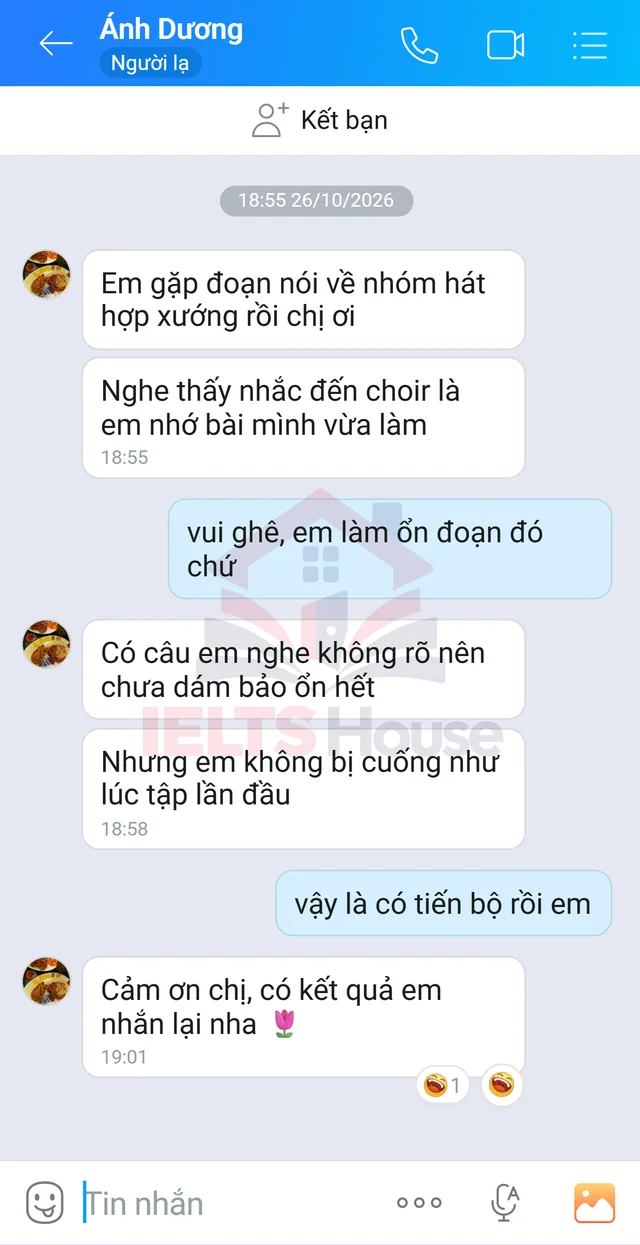Ảnh feedback 32 trong bộ sưu tập IELTS House