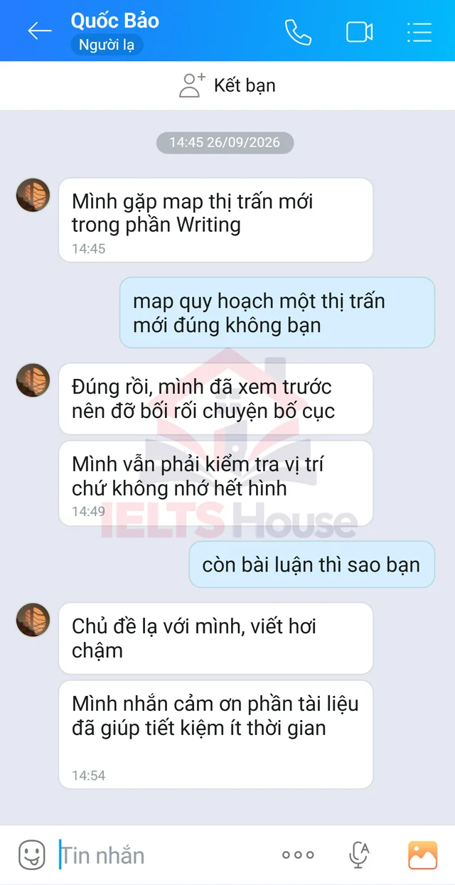 Ảnh feedback 54 trong bộ sưu tập IELTS House