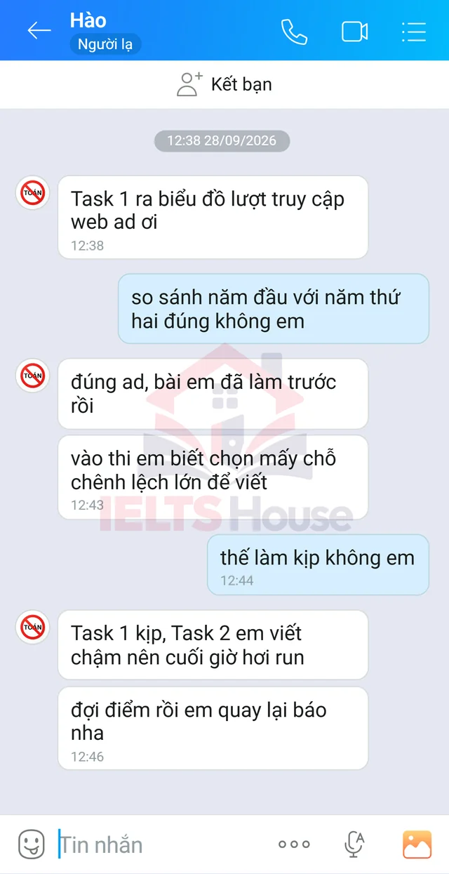 Ảnh feedback 60 trong bộ sưu tập IELTS House